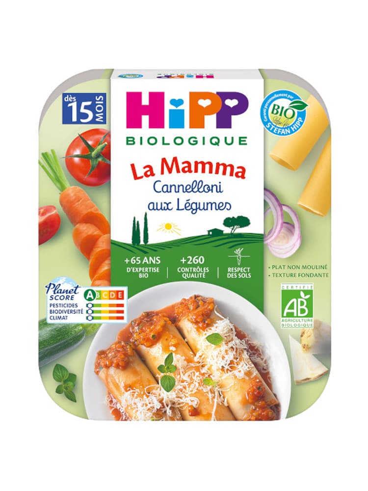 HiPP Cannelloni aux Légumes 15M+ Bio 250 g