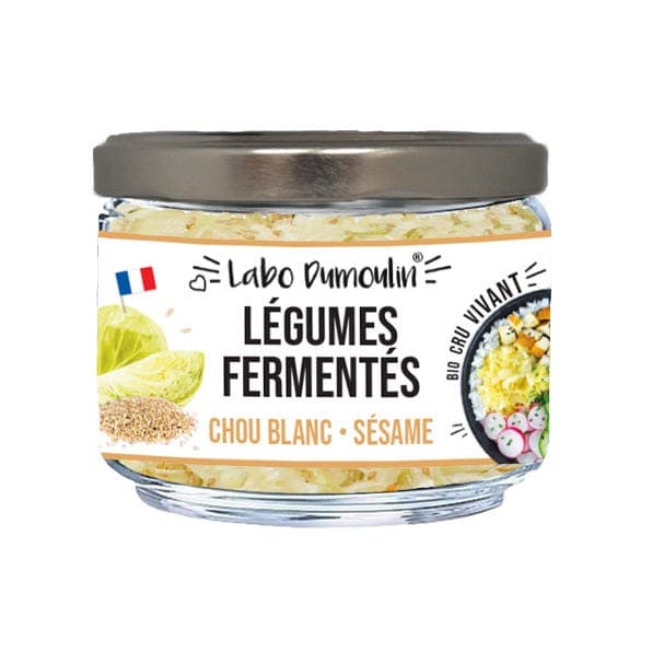Légumes fermentés chou blanc sésame 180g